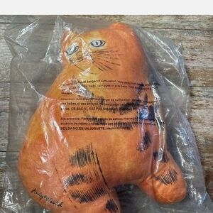 Orange Cat Plush by Andy Warhol